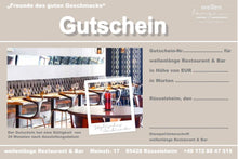 Lade das Bild in den Galerie-Viewer, Geschenkgutscheine Restaurant Wellenlänge